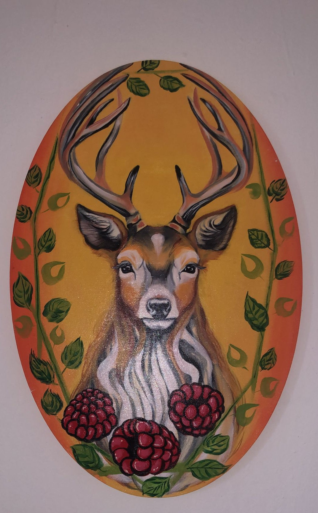 Deer aesthetic painting